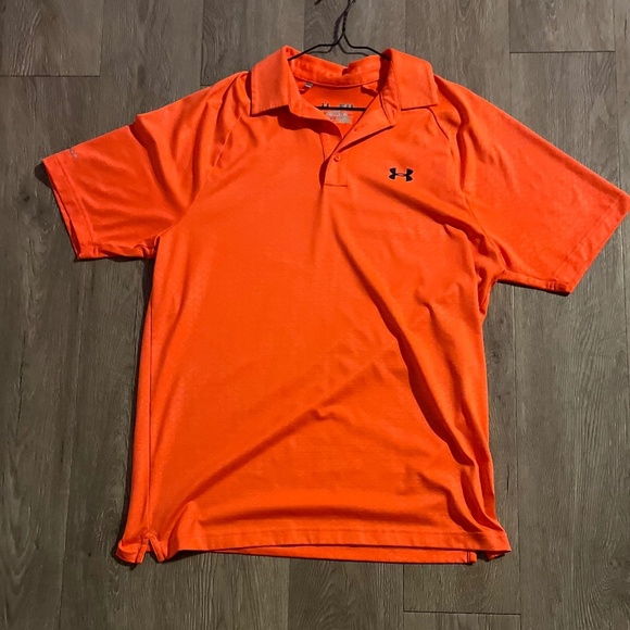 Under Armour "Heat Gear" golf shirt Polo. Medium - Picture 2 of 3